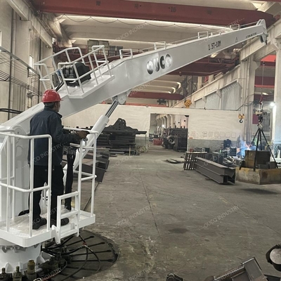 Marine Deck Crane For Cargo Lifting In Sea State Level 4 - 6 Carbon Steel / Stainless Steel