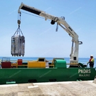 1.5T 19M Large Radius Folding Boom Crane For Lifting Material
