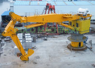 100 Ton Offshore Knuckle Boom Crane With Heavy Lifting ABS Hydraulic System