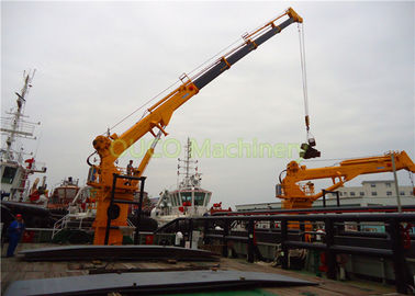 30 M Telescopic Marine Hydraulic Crane With ABS Class And Advanced Components