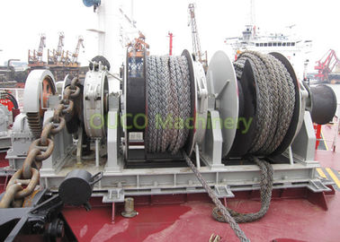 Port Vessel Anchor Mooring Winch Easy Maintenance High Durability Running Smoothly